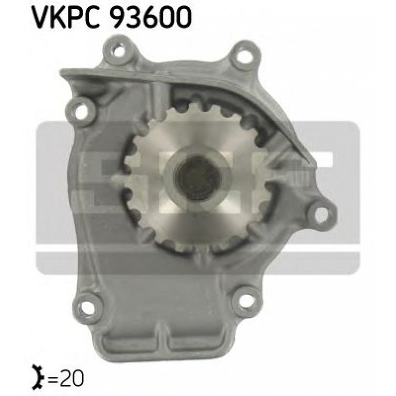 VKPC 93600 SKF - Насос охолоджуючої рідини